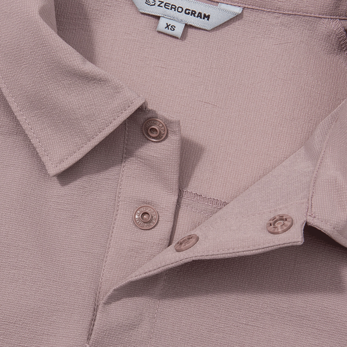 제로그램 에어프레쉬 폴로 반팔 티셔츠(Zerogram Airfresh Polo SS Indi Pink) - 3