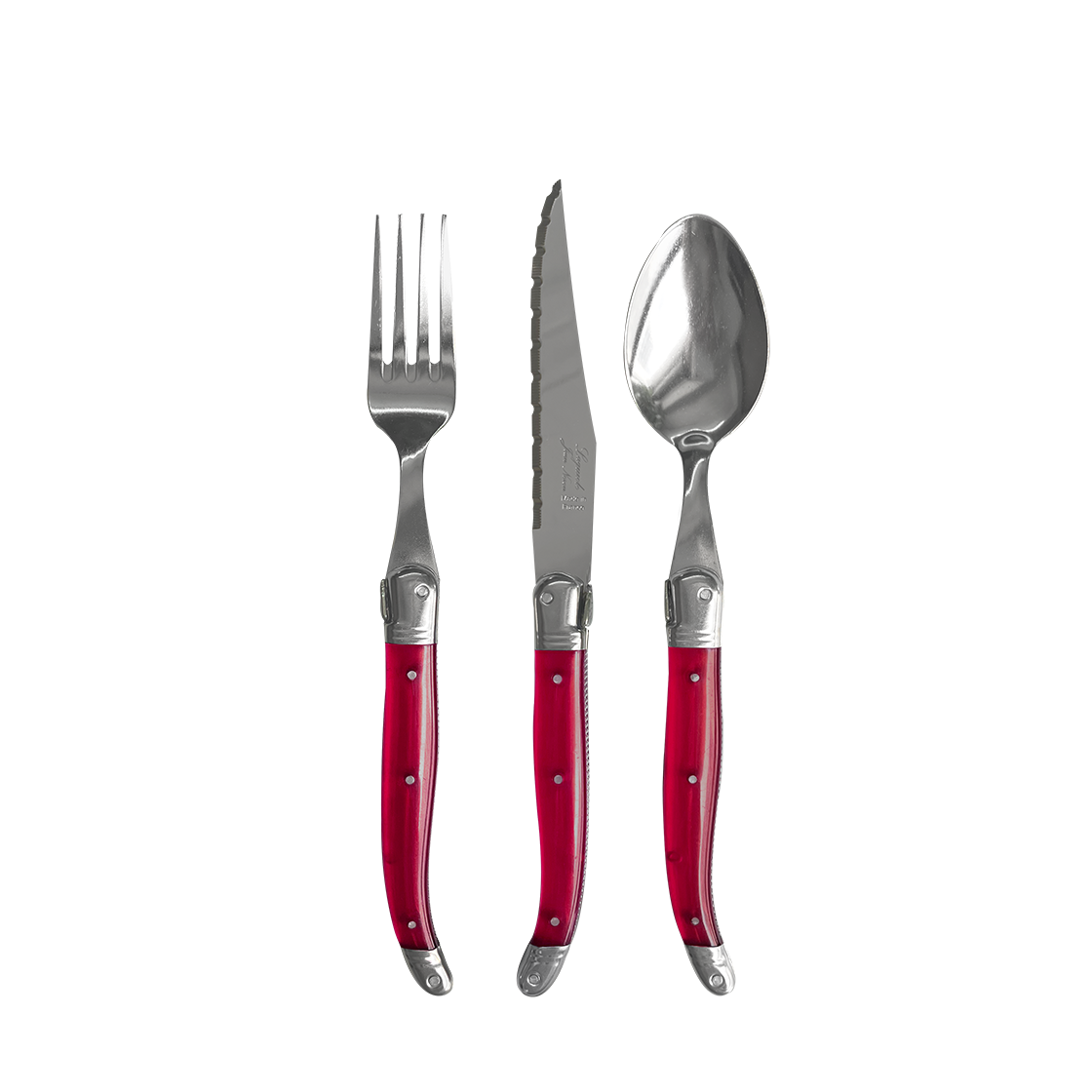 set047 JEAN NERON LAGUIOLE Dinner cutlery gift set rose