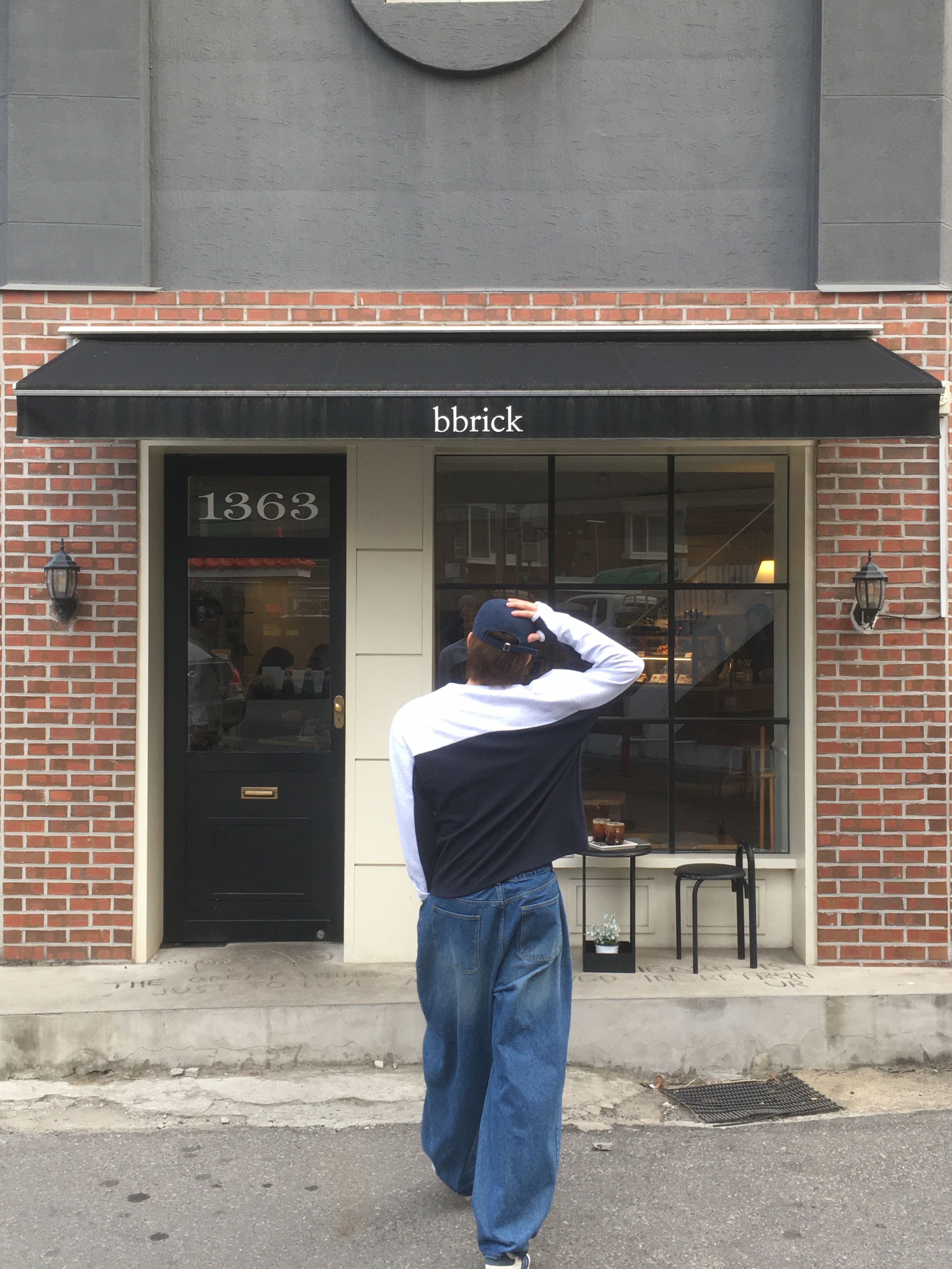 (W) Adidas Country OG Night Indigo Off White 착용 스타일 - 4