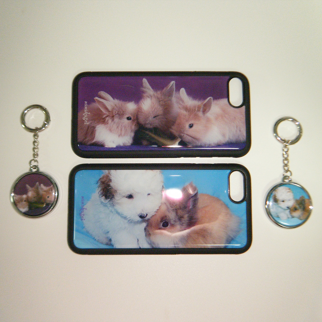 나나카세이 퍼피 & 버니 에폭시 범퍼 케이스(NANAKASEI puppy & bunny epoxy bumper case) - 4