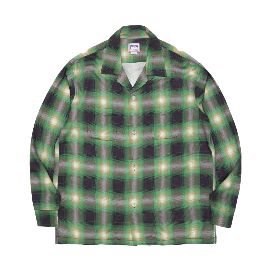 휴스턴 재팬 옴브레 체크 L/S 셔츠 그린 41284(Houston Japan Ombre Check L/S Shirt Green 41284)