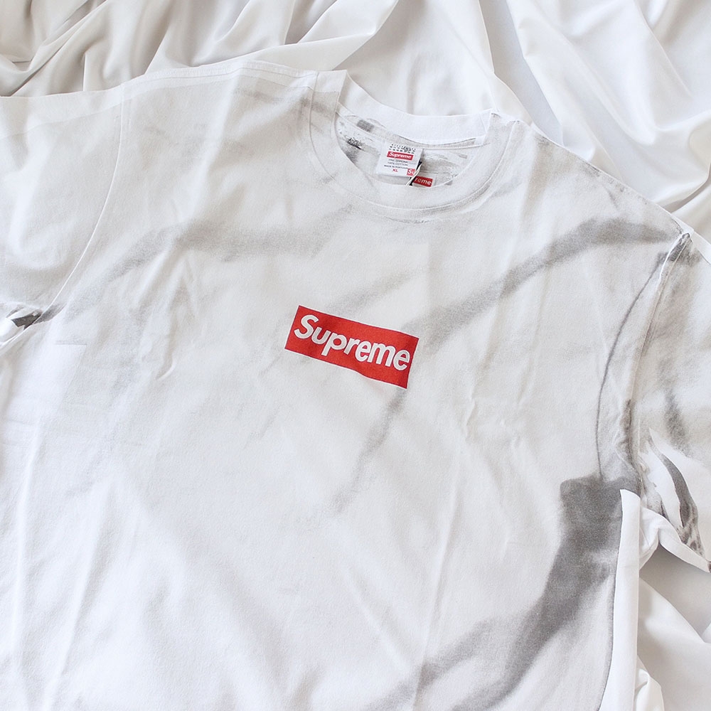 Supreme x MM6 Maison Margiela Box Logo T-Shirt White - 24SS 착용 스타일 - 1
