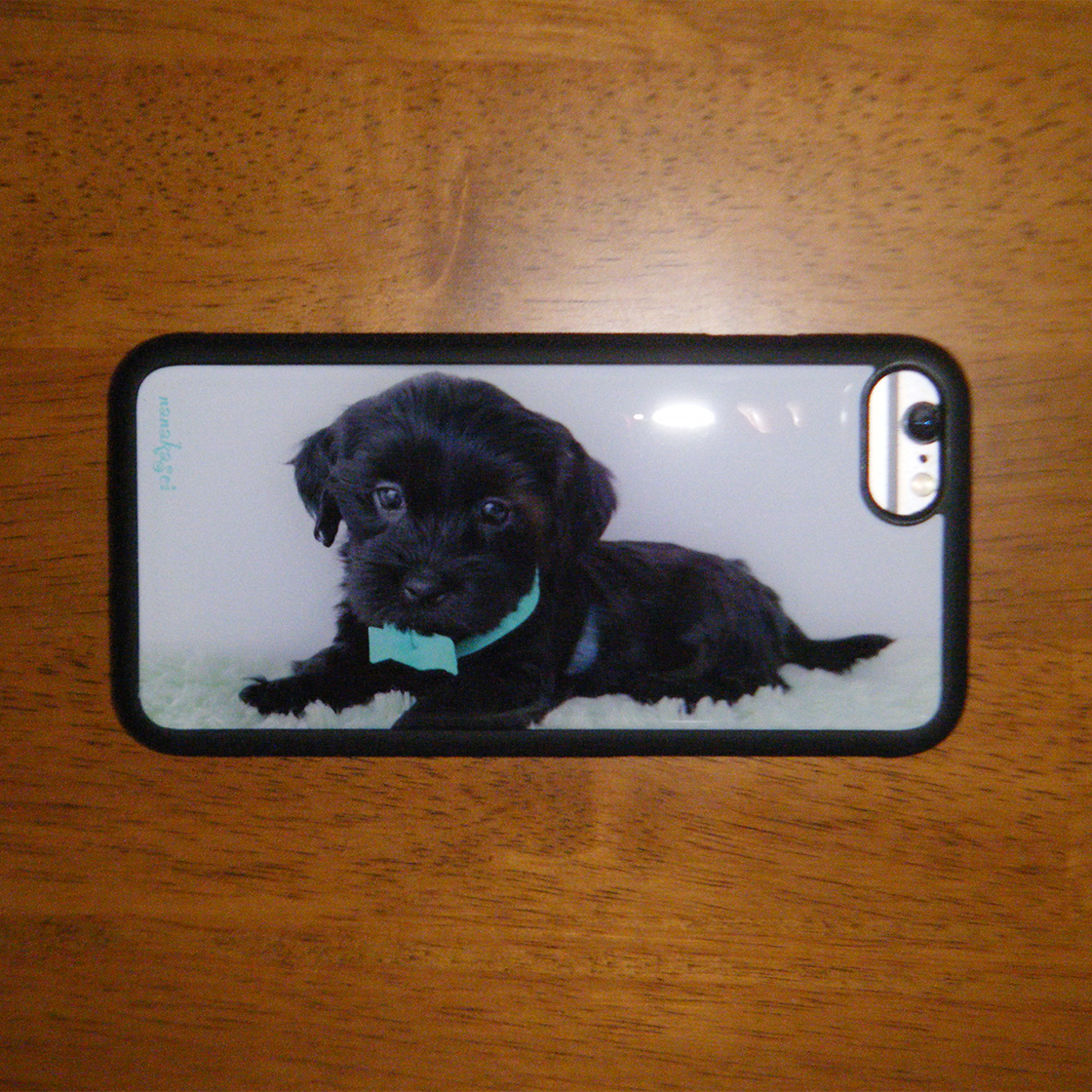 나나카세이 민트 리본 퍼피 에폭시 범퍼 케이스(NANAKASEI mint ribbon puppy epoxy bumper case) - 4