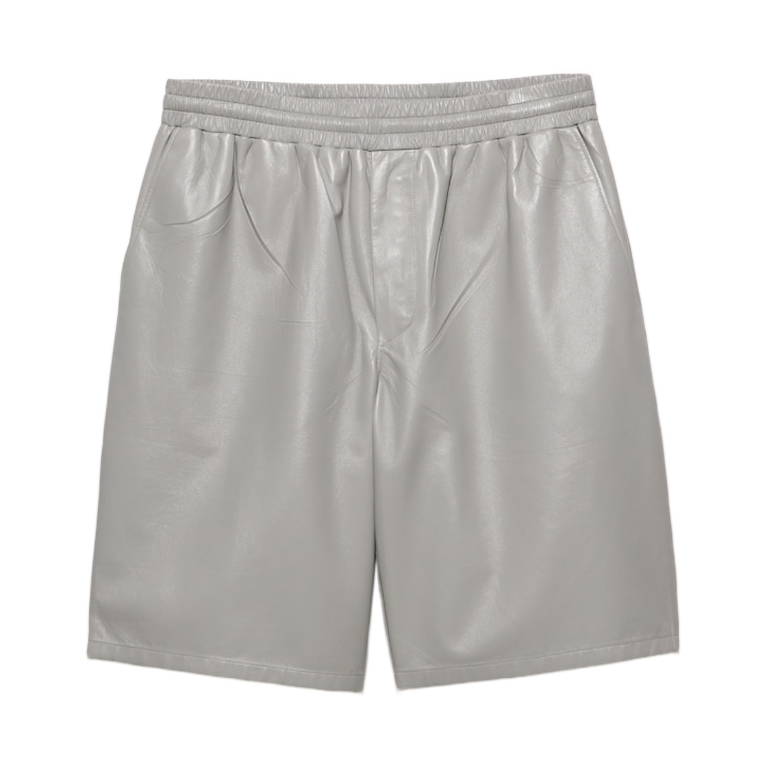 프라다 레더 버뮤다 그래닛 그레이(Prada Leather Bermudas Granite Gray) - 1