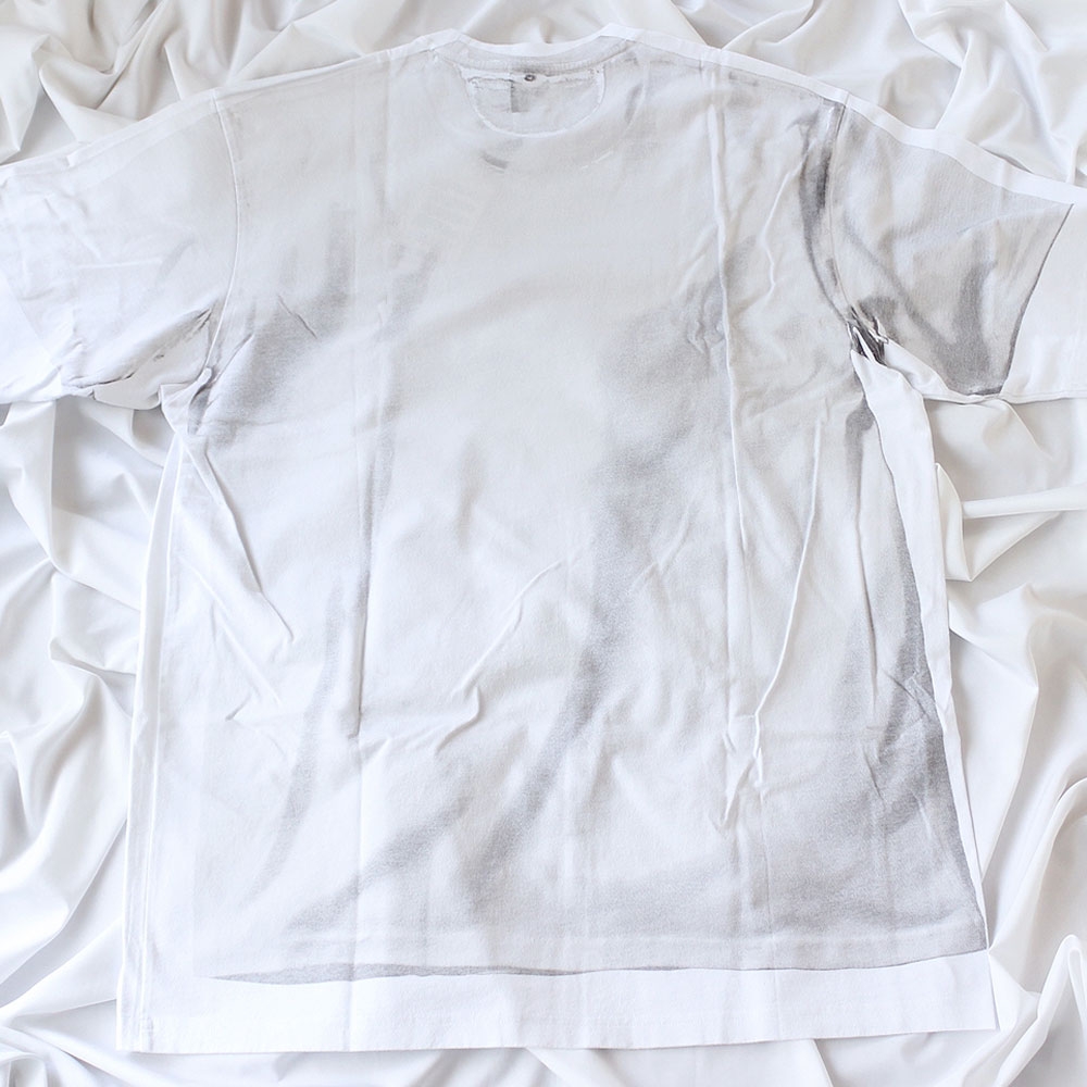 Supreme x MM6 Maison Margiela Box Logo T-Shirt White - 24SS 착용 스타일 - 3