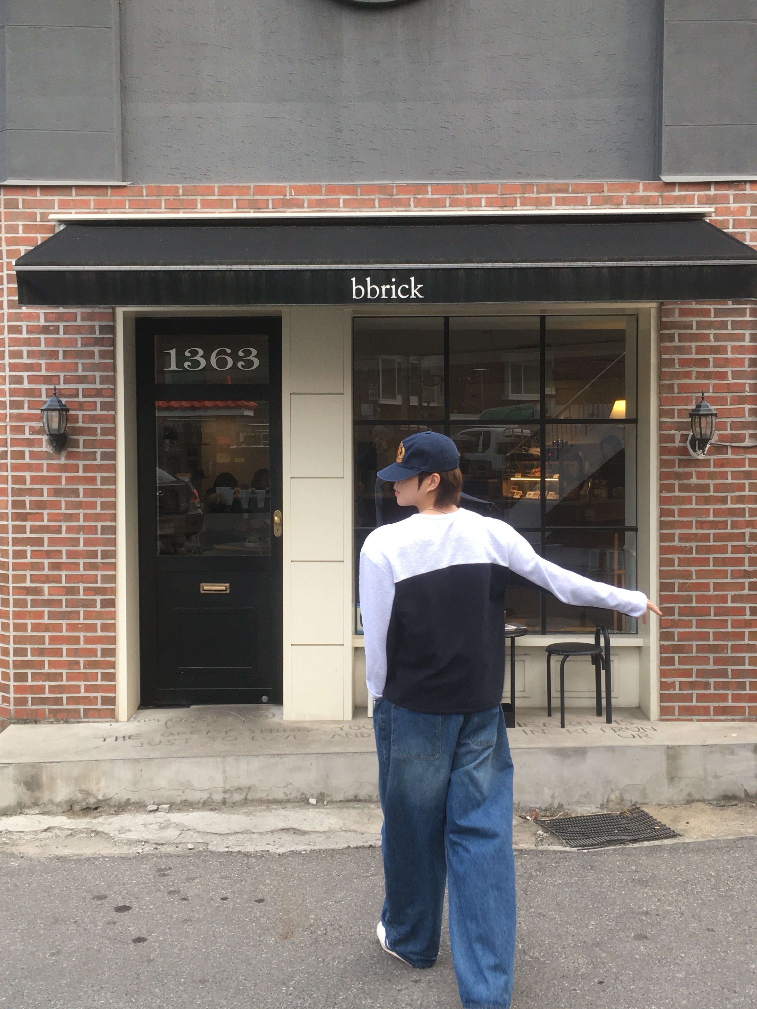 (W) Adidas Country OG Night Indigo Off White 착용 스타일 - 7