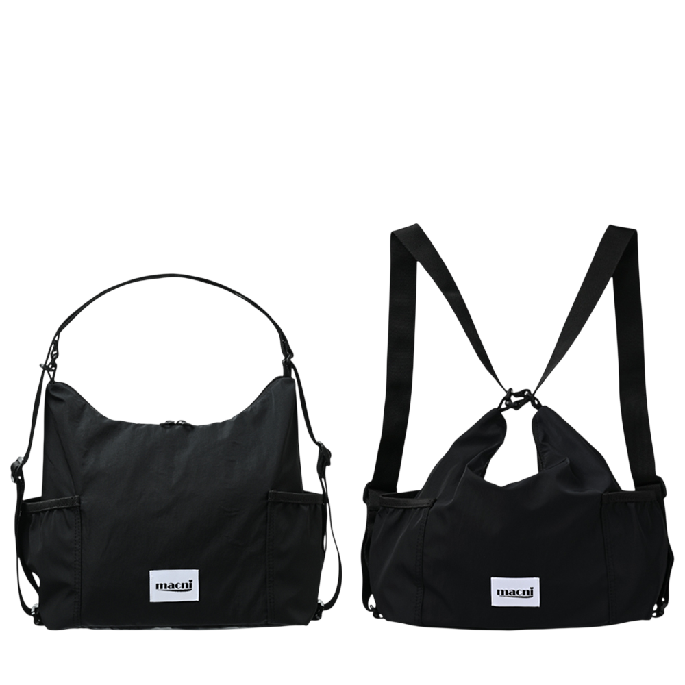 마크니 유틸리티 숄더백 블랙(MACNI Utility Shoulder Bag Black)