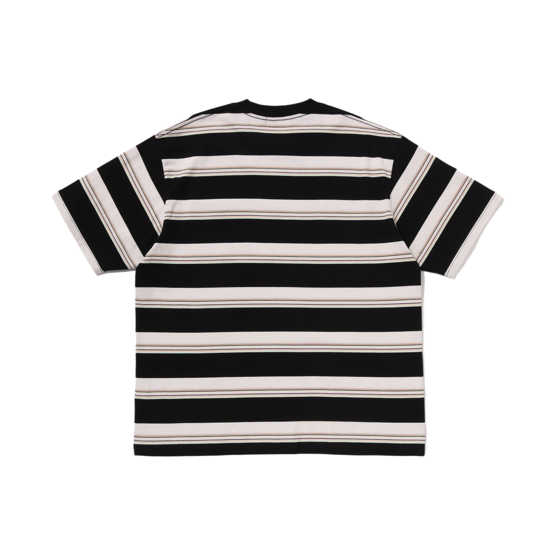 베이프 스트라이프 원 포인트 릴렉스드 핏 포켓 티셔츠 블랙(BAPE Stripe One Point Relaxed Fit Pocket T-Shirt Black) - 2