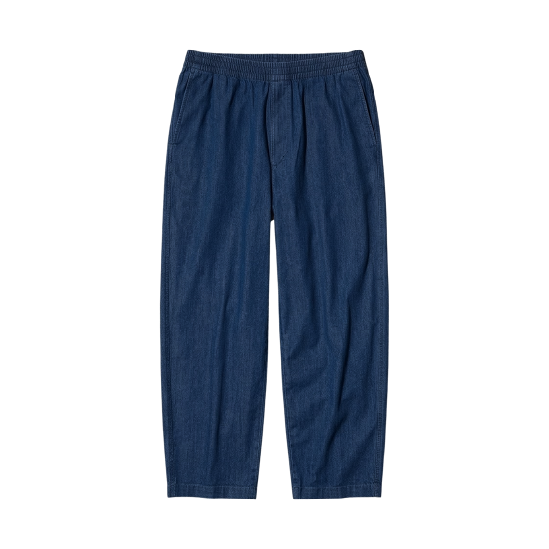 461420-68 Uniqlo Stretch Easy Ankle Denim Pants Blue - JP