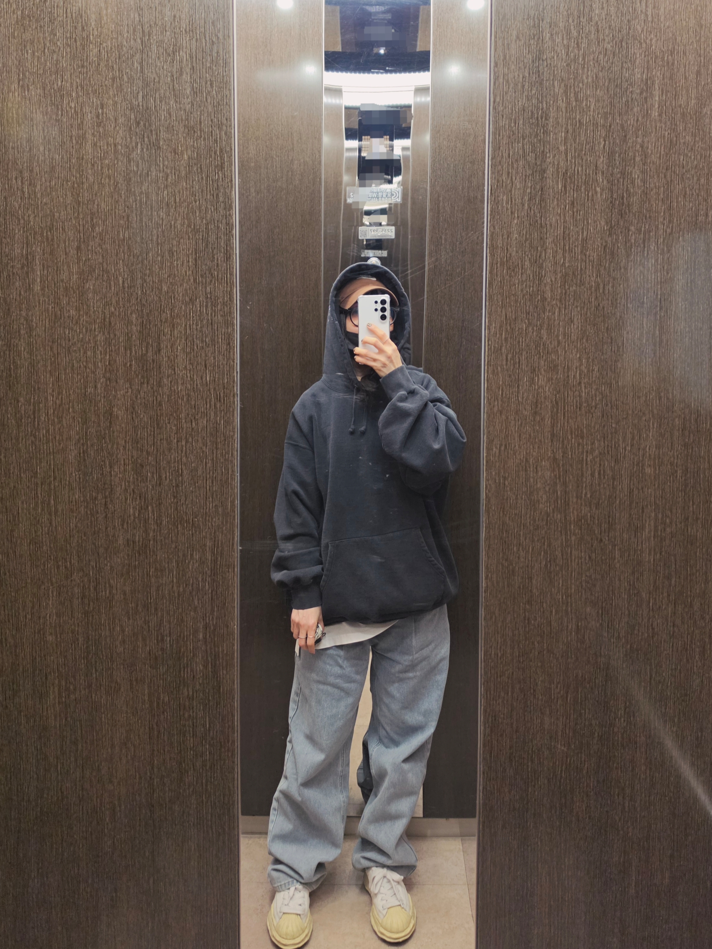Supreme Team 94 Hooded Sweatshirt Black - 25SS, Nike Heritage 86 Futura Washed Cap Brown 착용 스타일