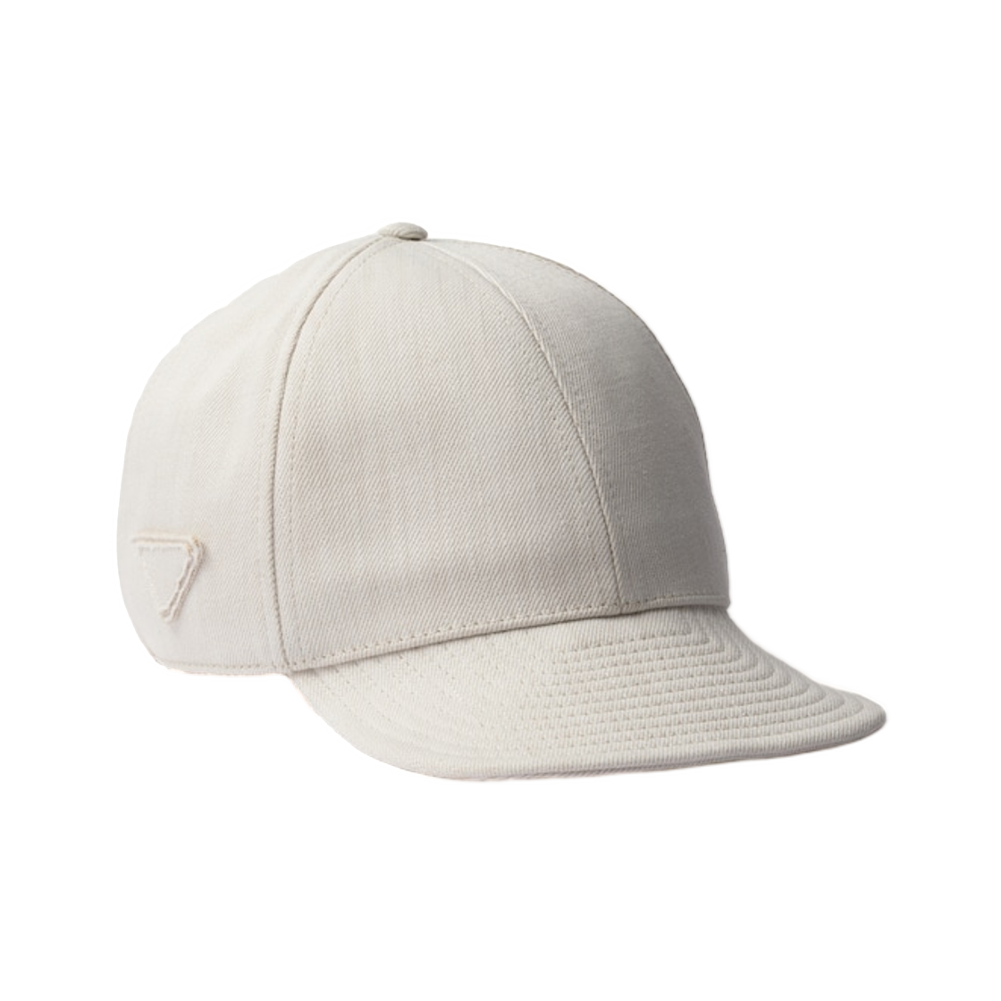 2HC504-2FPY-F0PG7 Prada Denim Baseball Cap White
