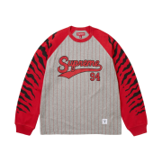 Supreme Tiger Raglan L/S Top Heather Grey - 26SS