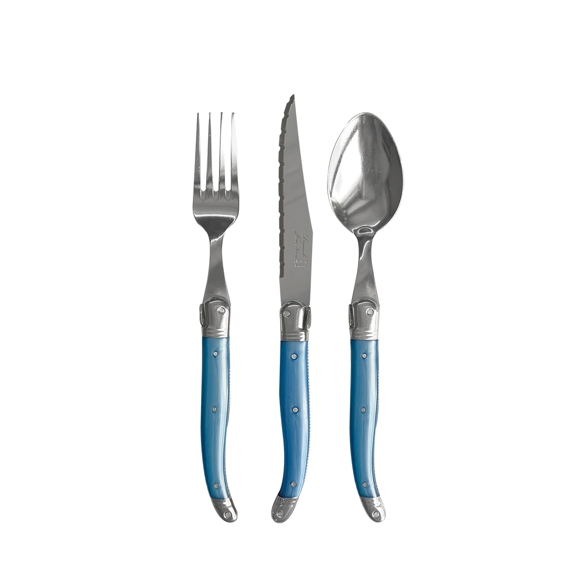 장네론라귀올 양식기 블루 선물패키지(JEAN NERON LAGUIOLE Dinner cutlery gift set blue) - 1