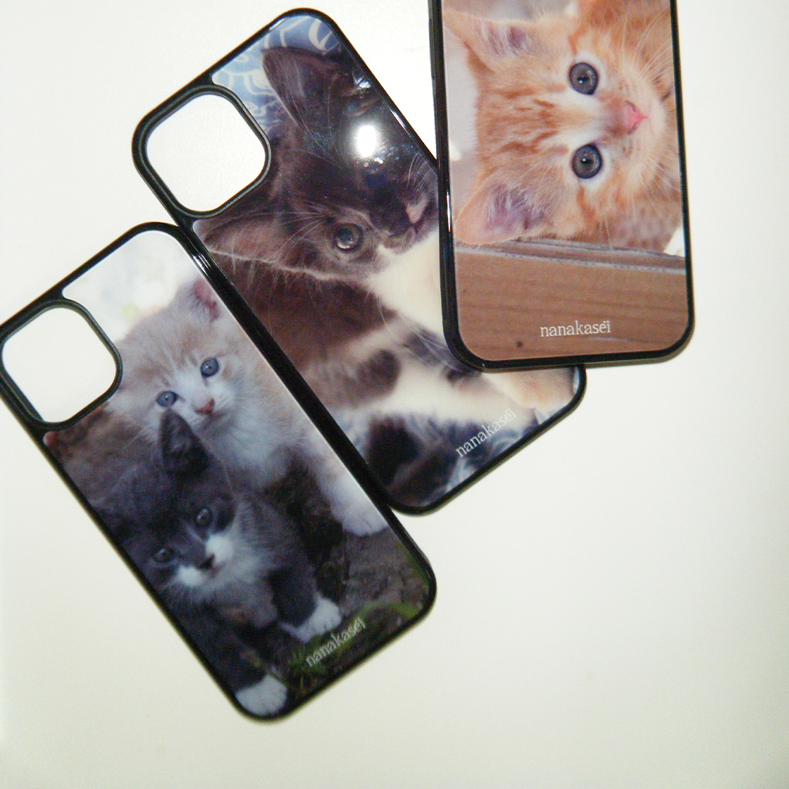 나나카세이 두 고양이 에폭시 범퍼 케이스(NANAKASEI two cats epoxy bumper case) - 4