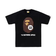 BAPE A Bathing Ape 33 Anniv. Ape Head T-Shirt Black
