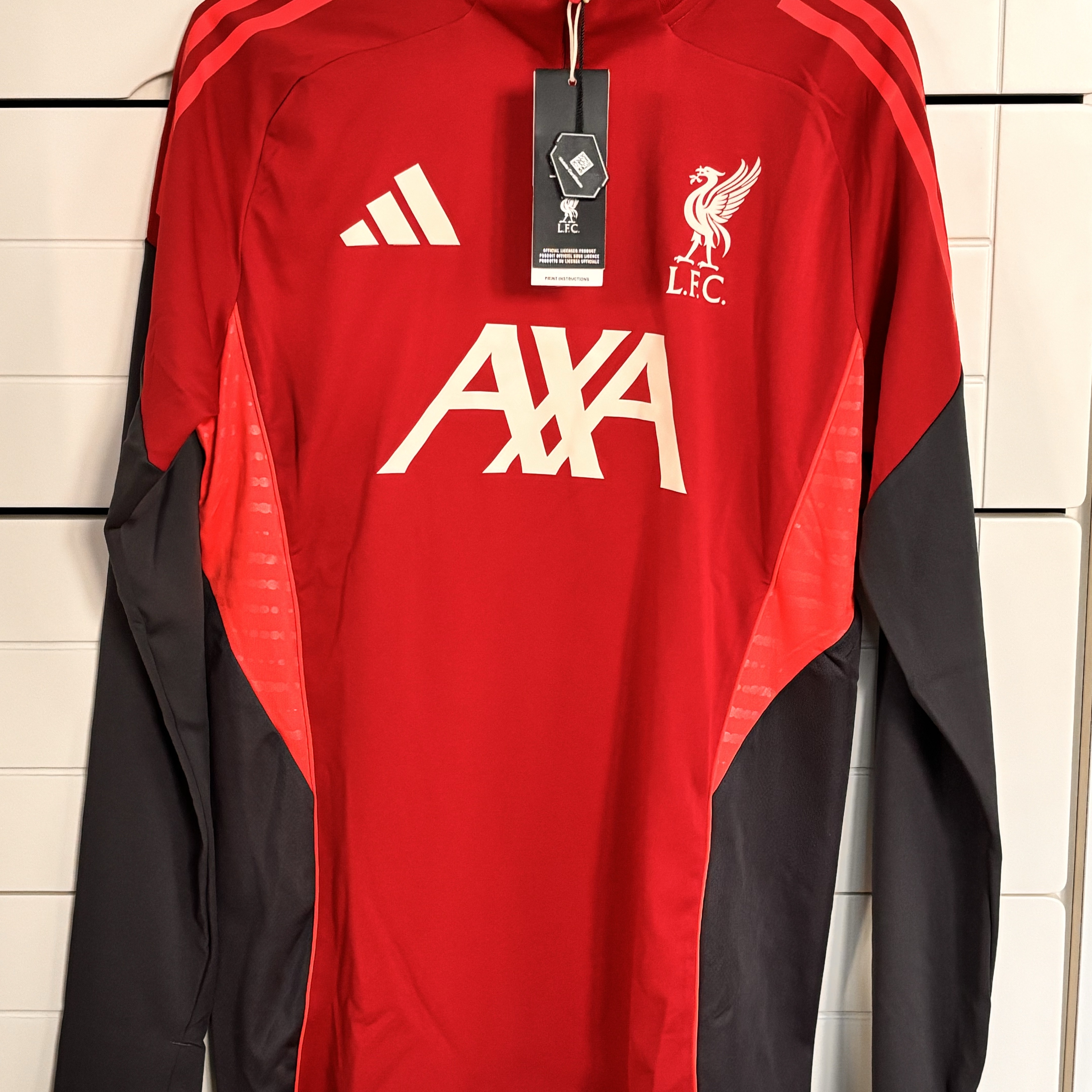 Adidas Liverpool FC Tiro 25 Competition Training Top Strawberry Red - KR Sizing (Non Marking Ver.) 착용 스타일