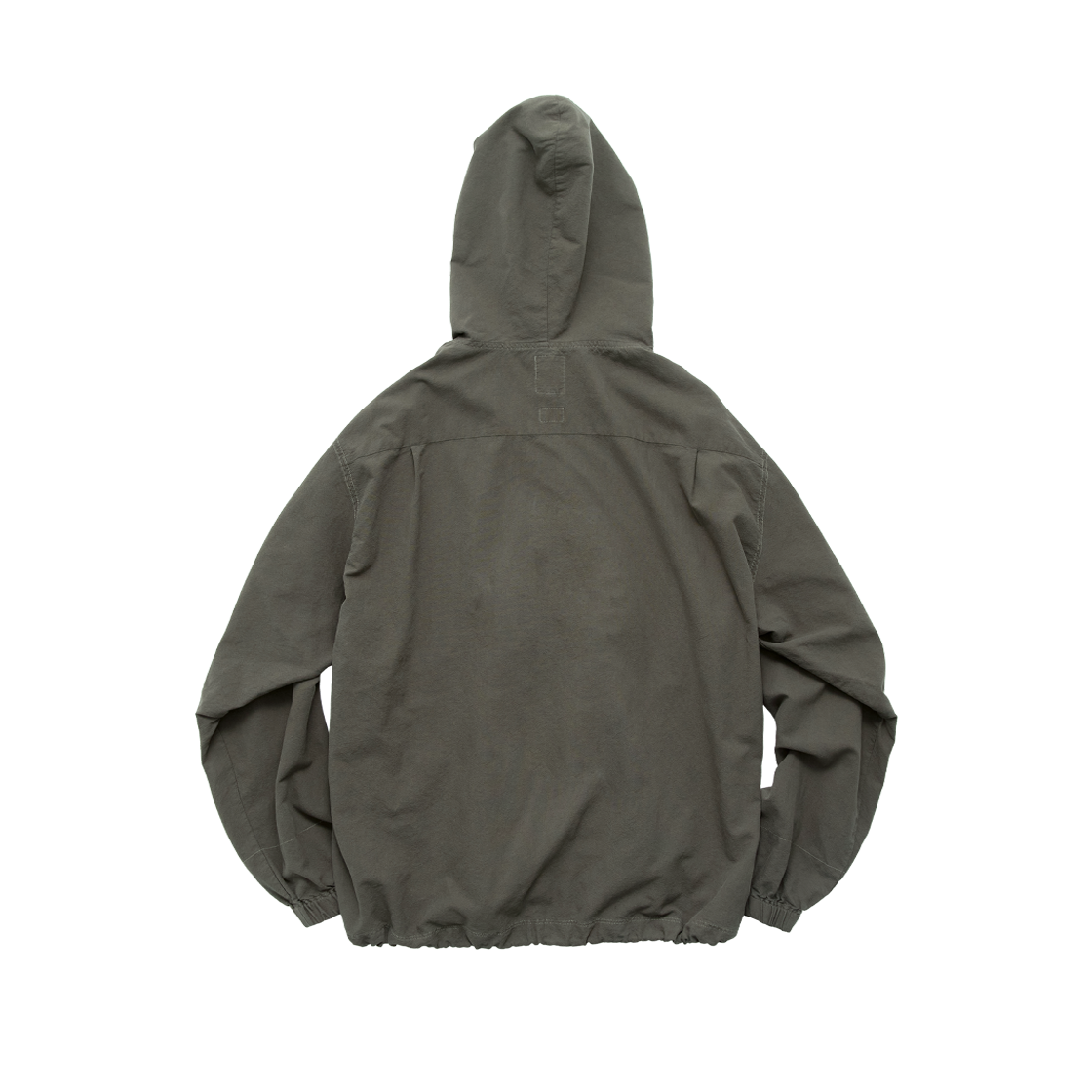 폴리테루 집 후디 파카 카키 그레이(Polyteru Zip Hoodie Parka Khaki Gray) - 2
