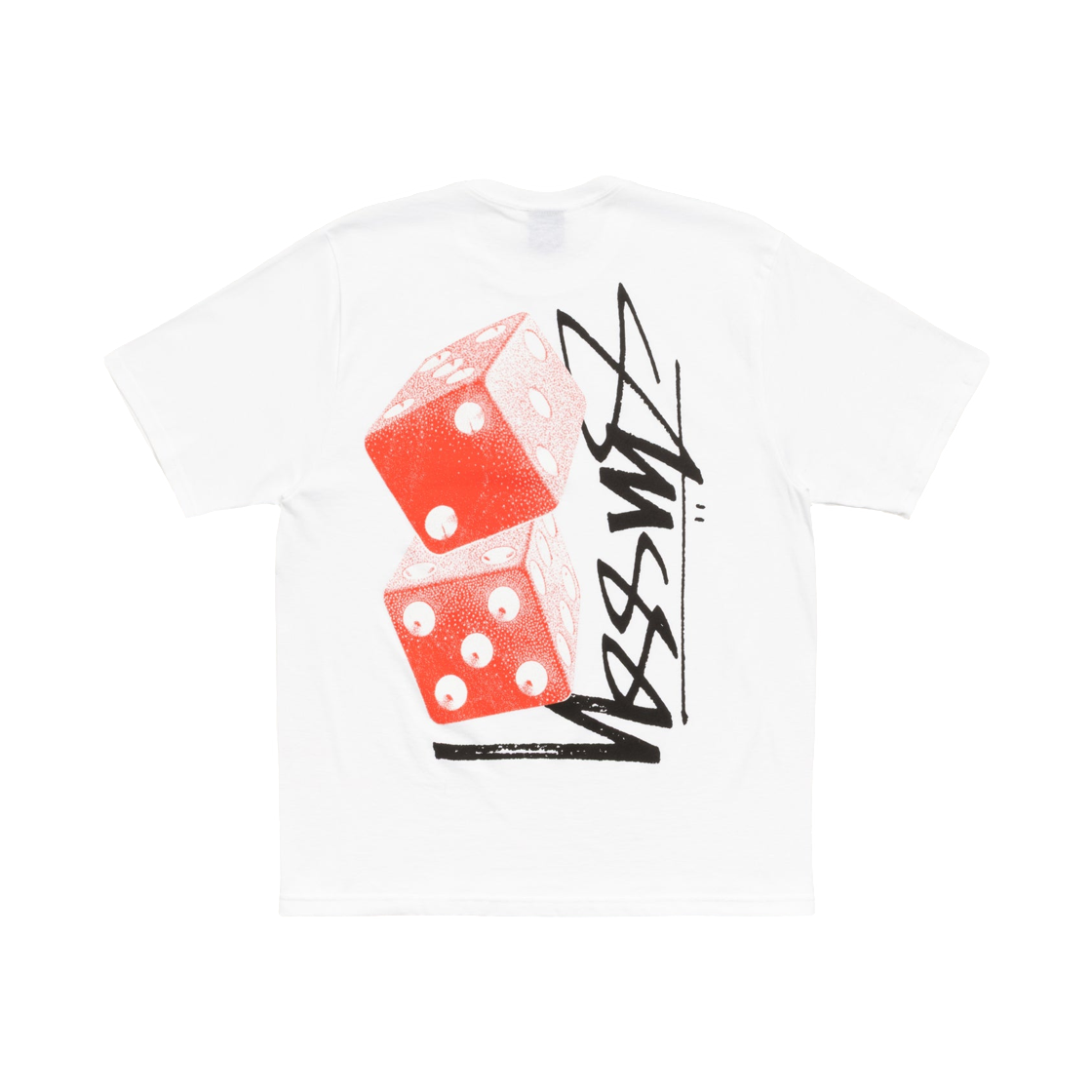 스투시 톨 다이스 티셔츠 화이트(Stussy Tall Dice T-Shirt White)