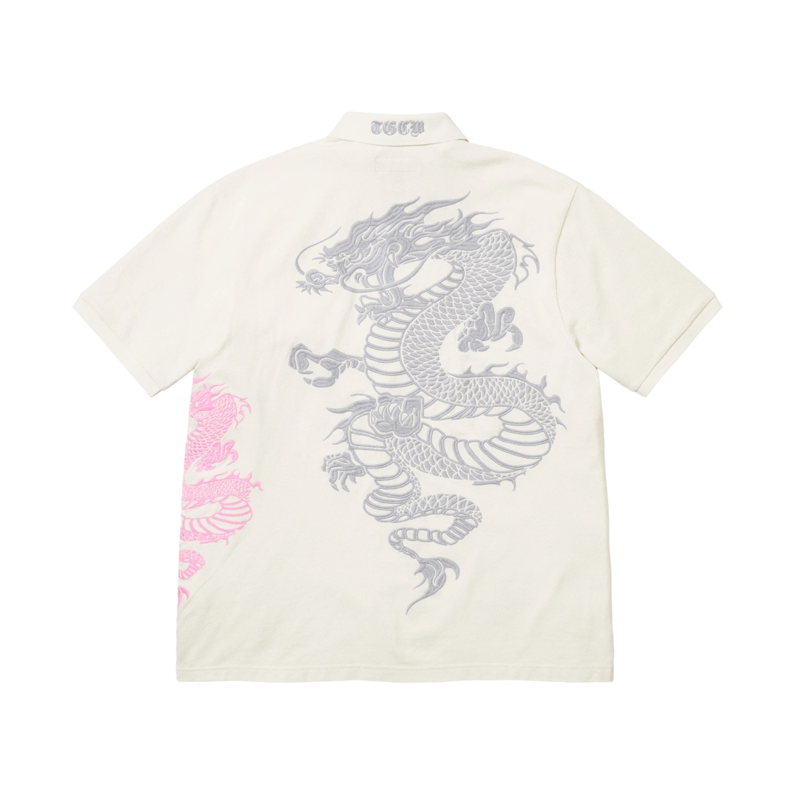 슈프림 x 더 그레이트 차이나 월 드래곤 폴로 화이트 - 26SS(Supreme x The Great China Wall Dragon Polo White - 26SS) - 2