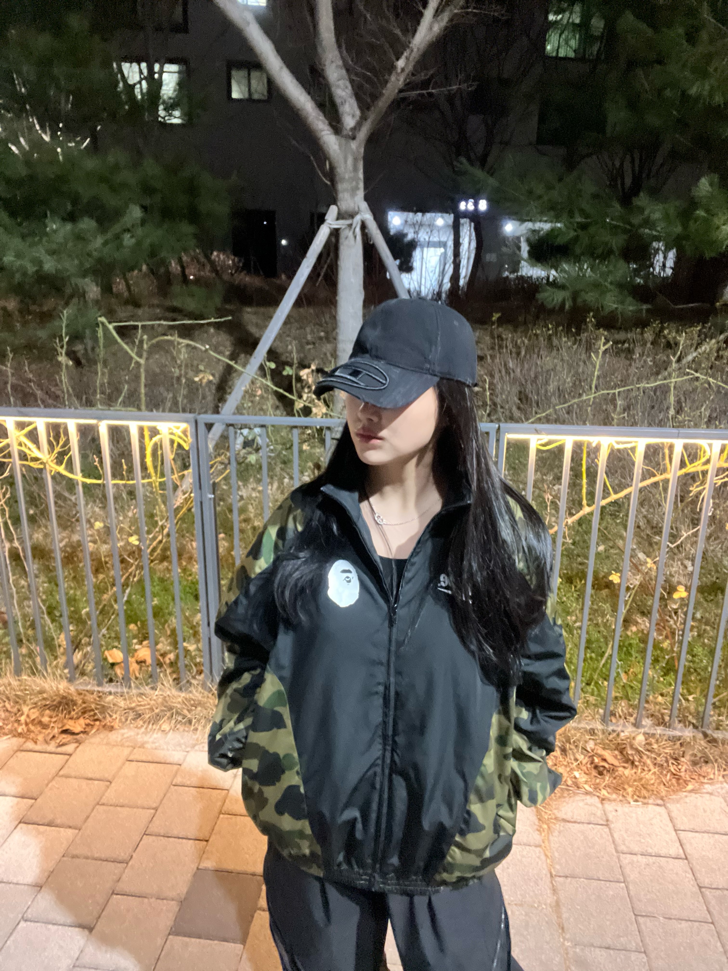 Diesel C-Ody Cap Black 착용 스타일 - 4