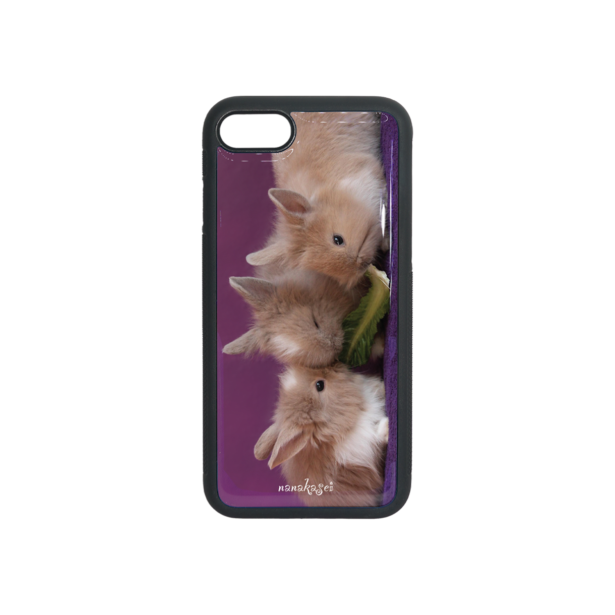 나나카세이 아기토끼 세마리 에폭시 범퍼 케이스(NANAKASEI three bunnies epoxy bumper case) - 1