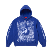 Supreme x DJ Screw Zip Up Hooded Sweatshirt Royal - 26SS