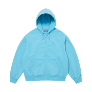 Supreme Small Box Zip Up Hooded Sweatshirt Light Blue - 26SS