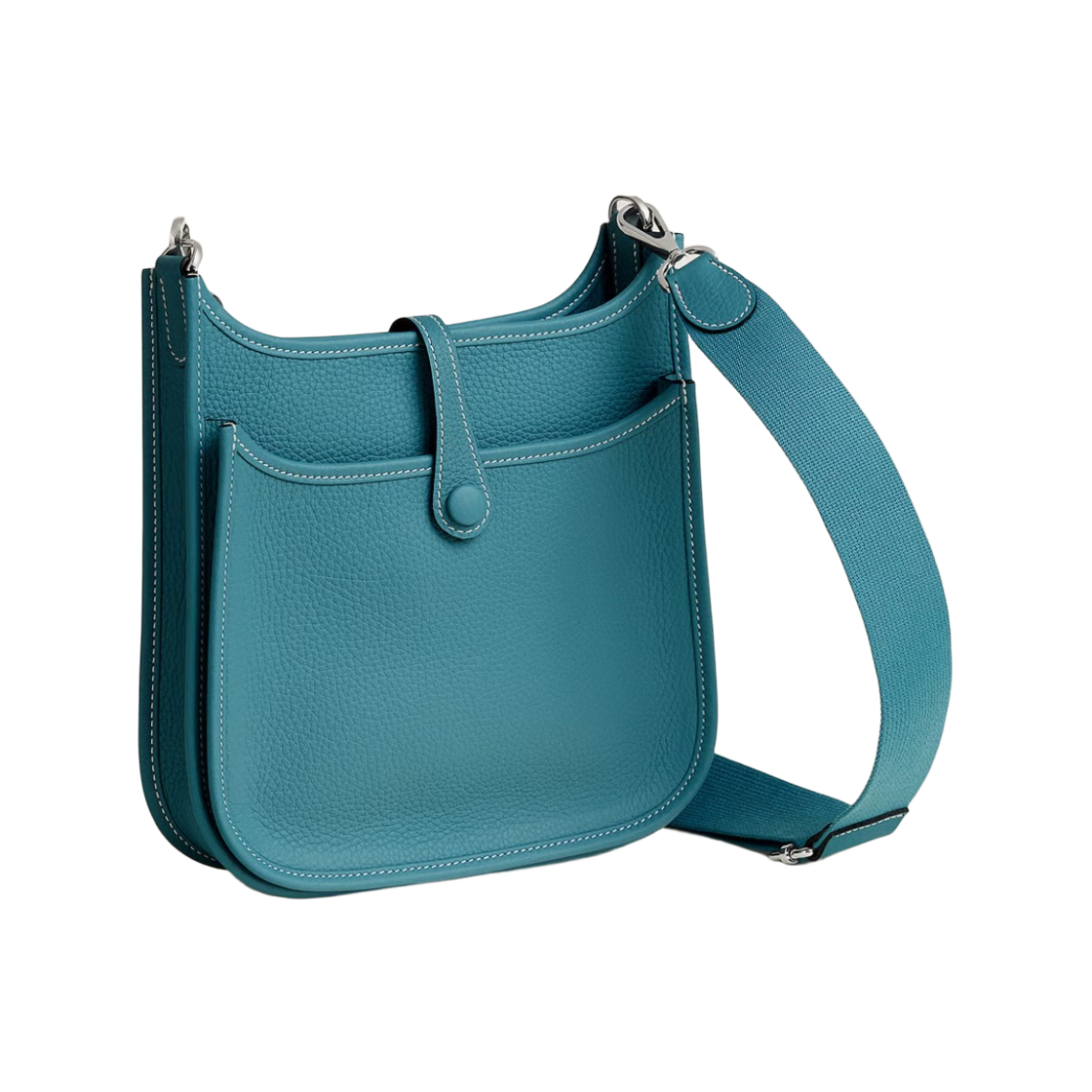 에르메스 에블린 23 포쉐 III 백 클레망스 & 팔라듐 하드웨어 뉴 블루 진(Hermes Evelyne 23 Poche III Bag Clemence & Palladium New Bleu Jean) - 3