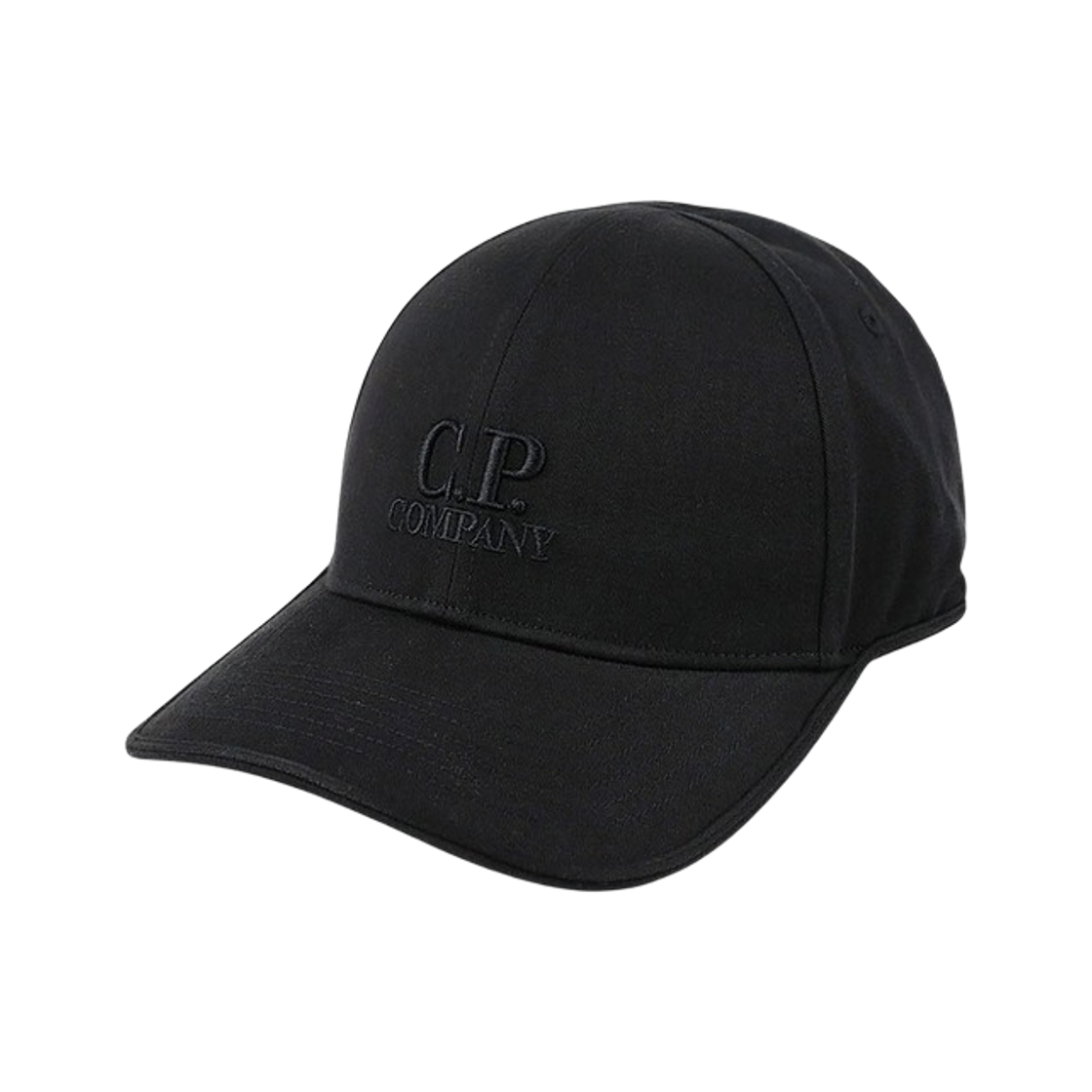 C.P. 컴퍼니 개버딘 볼캡 블랙 - 26SS(C.P. Company Gabardine Ball Cap Black - 26SS)