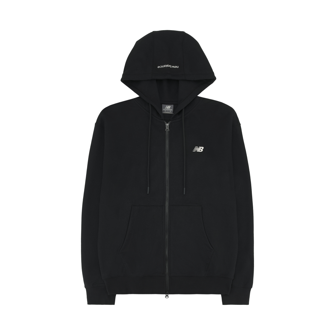뉴발란스 에센셜 클래식 집업 후드 블랙(New Balance Essential Classic Zip Up Hoodie Black) - 1