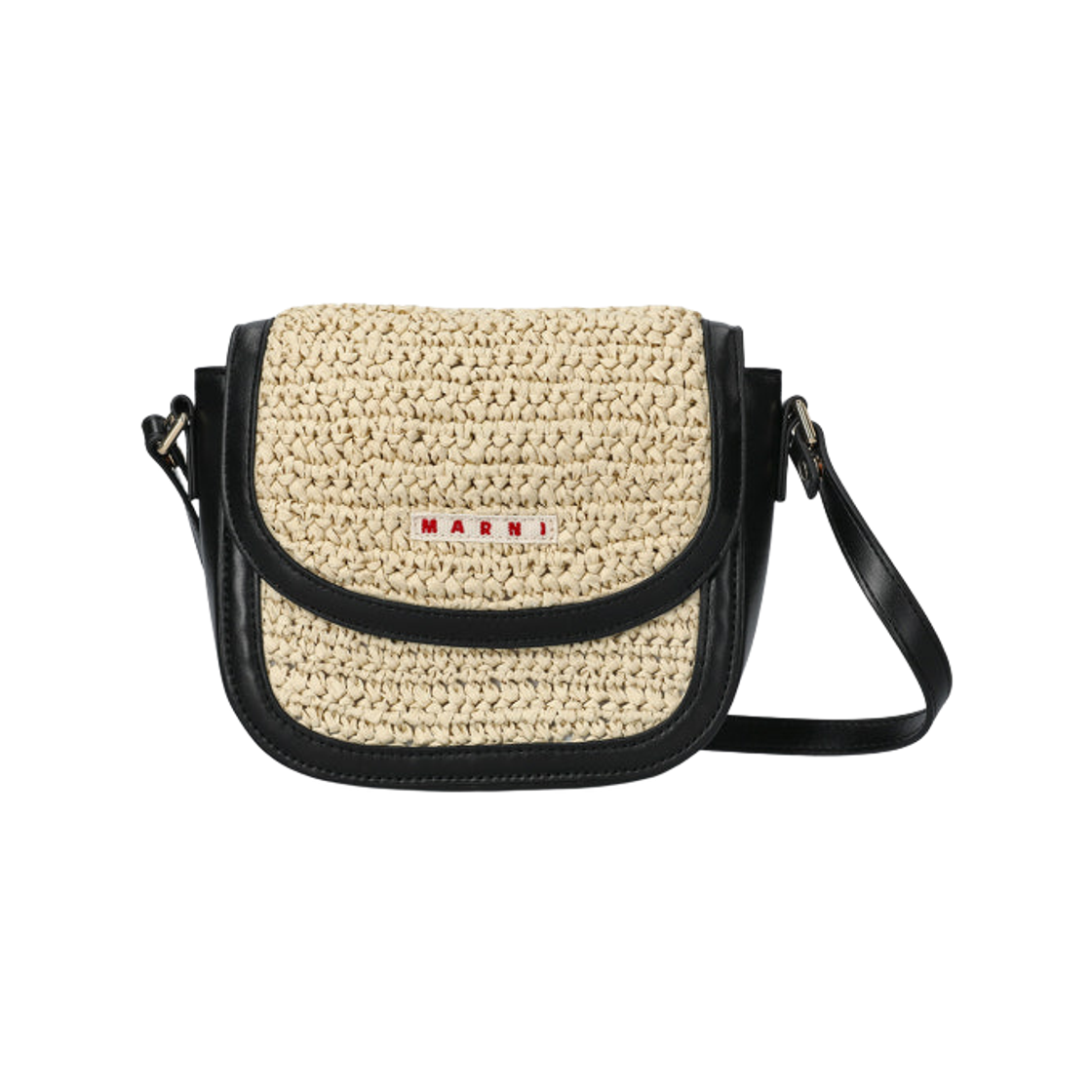 (키즈) 마르니 이펙트 크로스바디백 베이지((Kids) Marni Effect Crossbody Bag Beige)