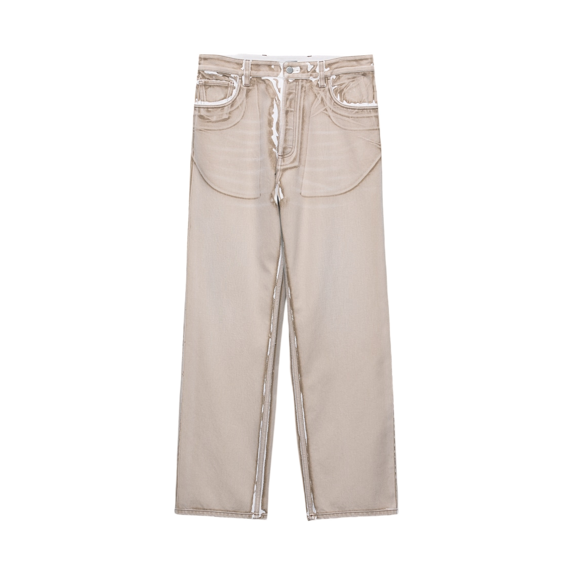 프라다 불 데님 파이브 포켓 진 카라멜(Prada Bull Denim Five-Pocket Jeans Caramel) - 1