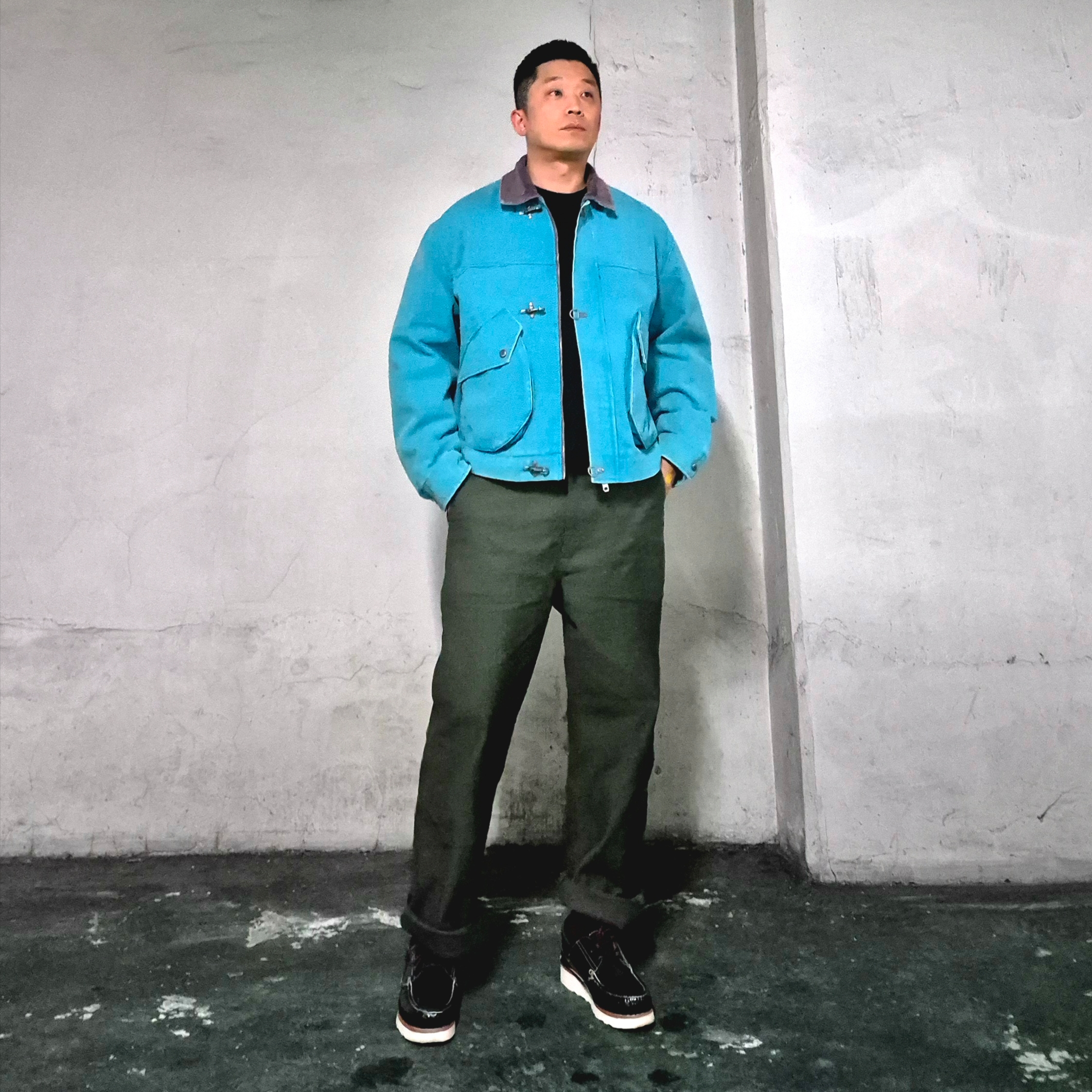 Kasina x Timberland 3 Eye Wedge Vibram Dark Green - Wide 착용 스타일 - 5
