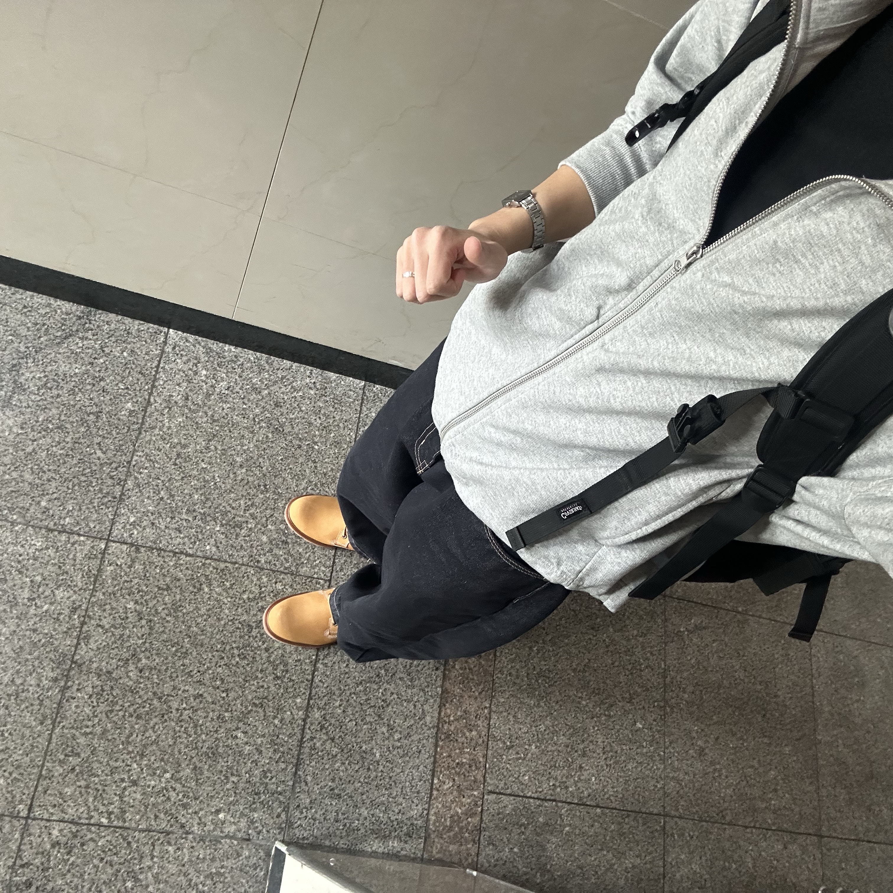 Timberland Classic Waterproof Boots Wheat Brown - Wide 착용 스타일