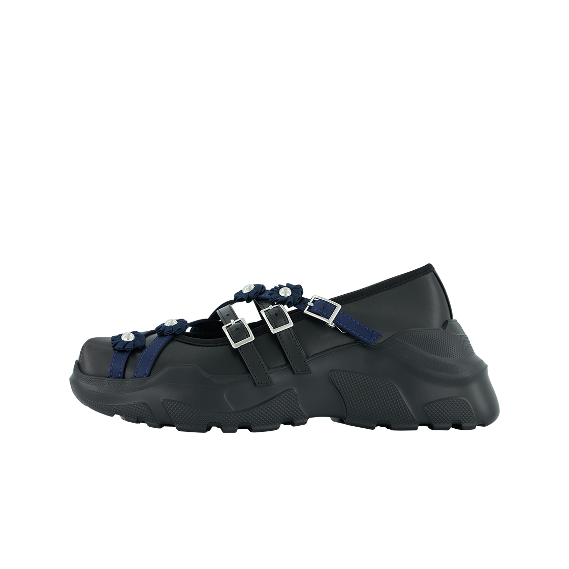 아키코아오키 우먼 플로라 블랙 네이비 - 26SS(Akikoaoki Women Flora Black Navy - 26SS) - 3