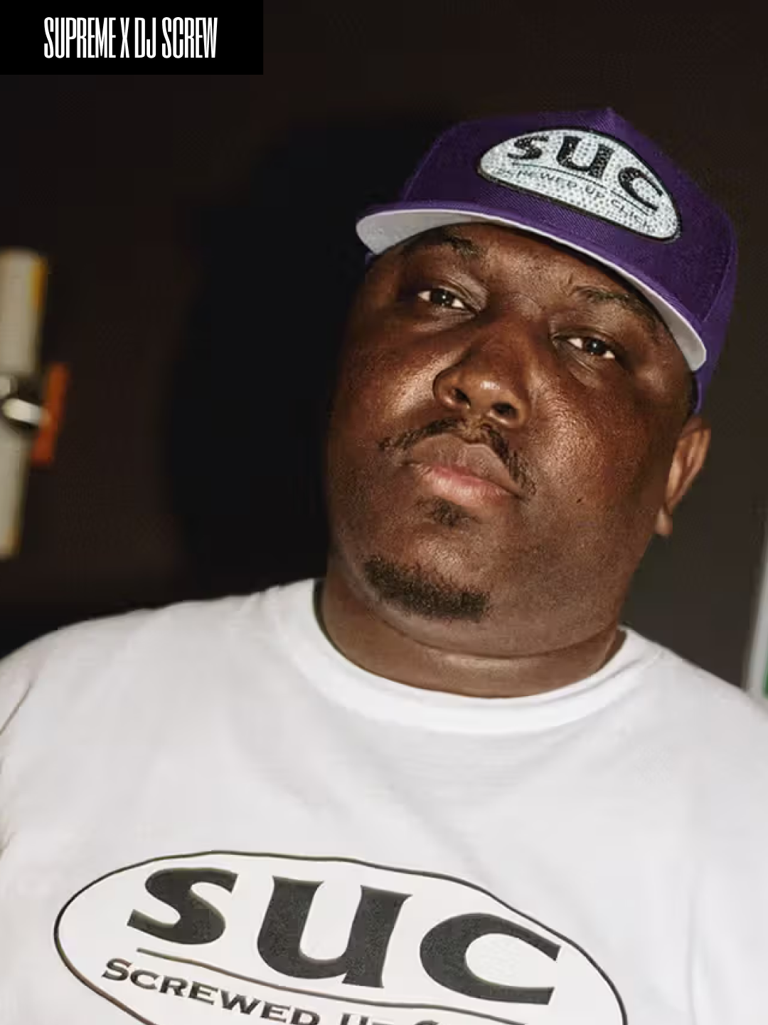 Supreme x DJ Screw Foco Bobblehead Multicolor - 26SS, Supreme x DJ Screw Zip Up Hooded Sweatshirt Black - 26SS 착용 스타일 - 2