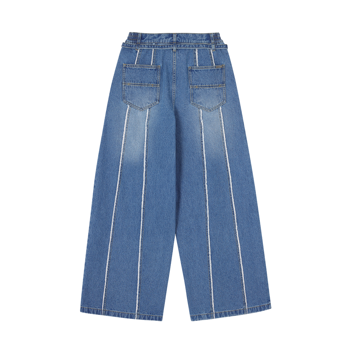 (W) 송지오 버티컬 컷 데님 블루((W) SONGZIO Vertical Cut Denim Blue) - 2