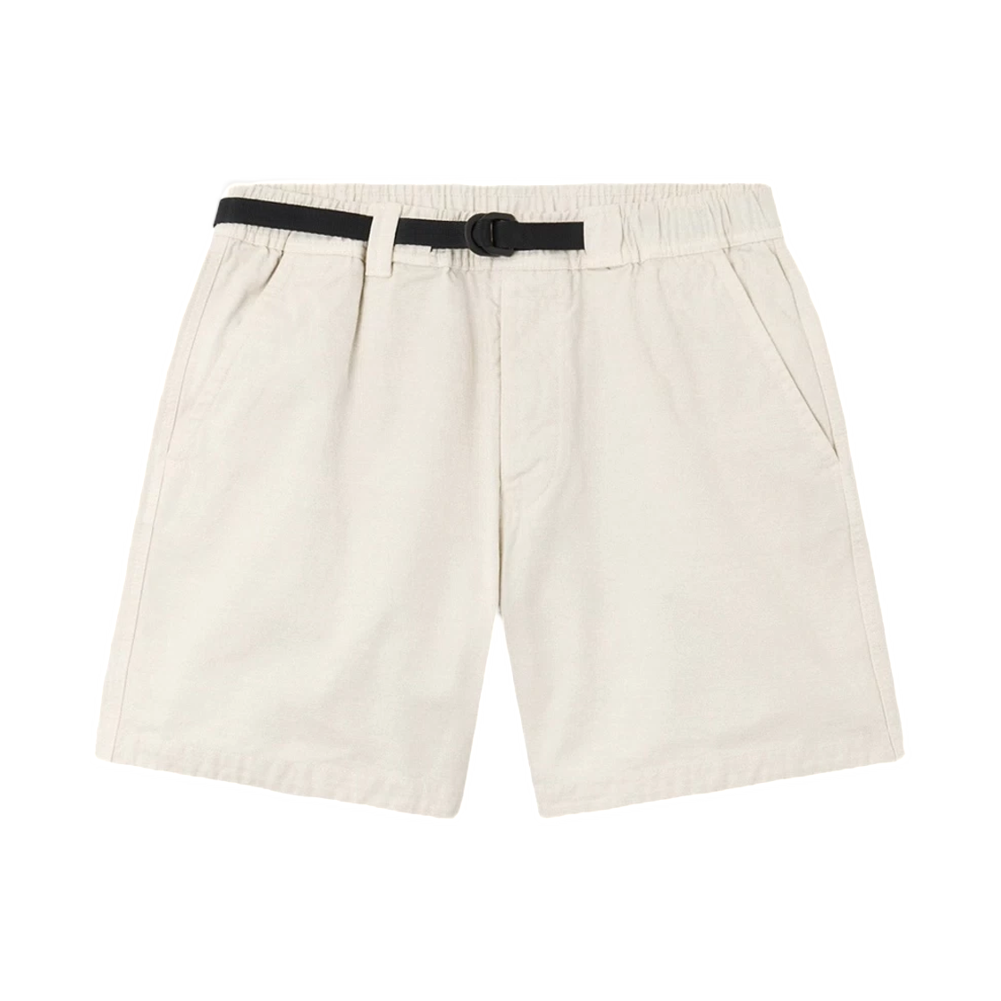 L1S15L1000-10S0X26-V0093 Stone Island L100010 Slub Cotton Batavia-TC_S.I. Marina Loose-Wide-Leg-Fit Chino Shorts Ivory - 26SS