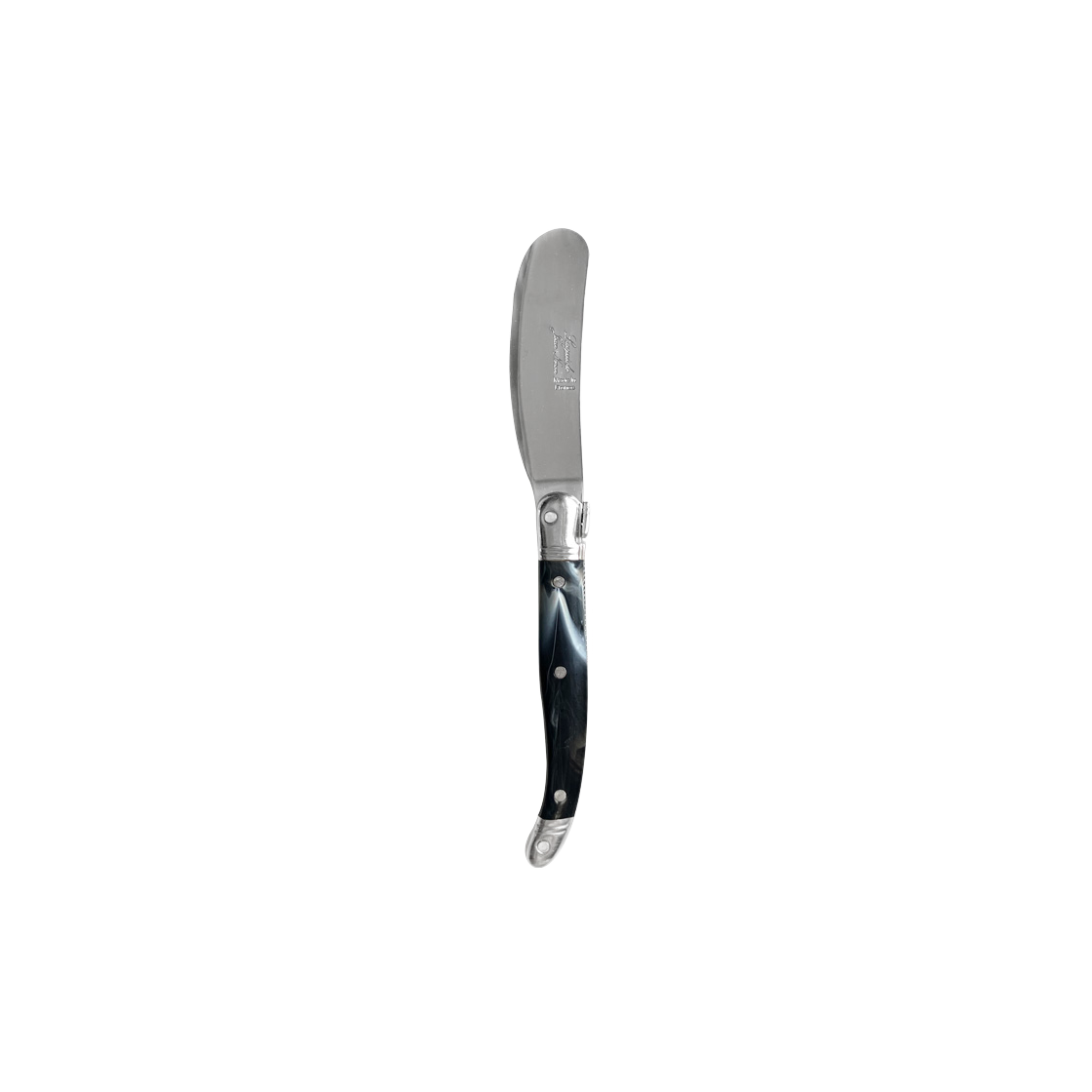 장네론라귀올 버터나이프 마블블랙(JEAN NERON LAGUIOLE Butter knife marble black) - 1