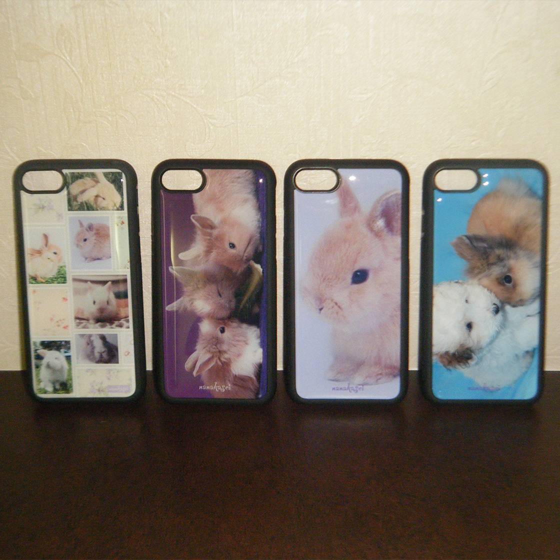 나나카세이 빈티지 버니 우표 에폭시 범퍼 케이스(NANAKASEI vintage bunny stamp epoxy bumper case) - 5