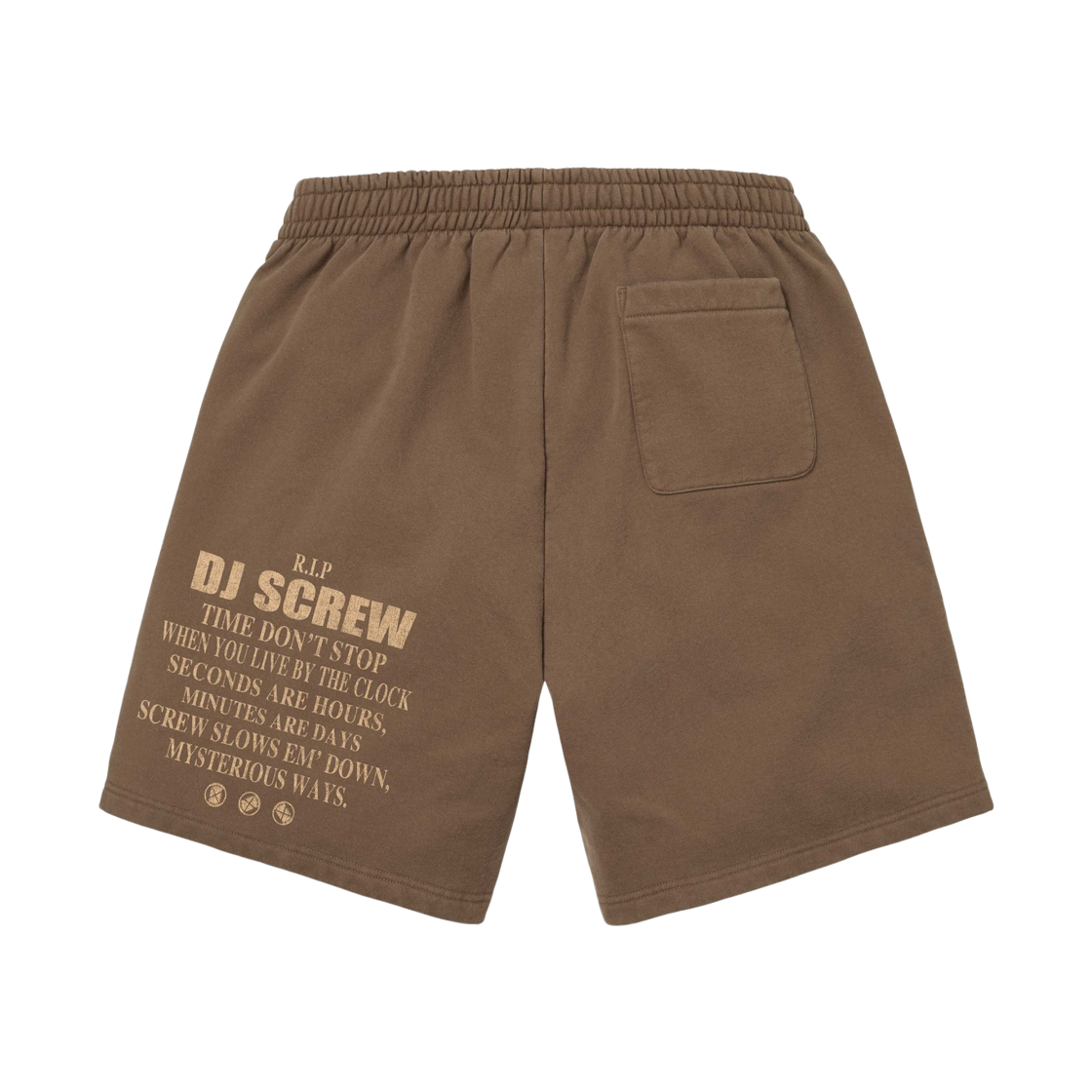 슈프림 x DJ 스크류 스웨트쇼츠 더스티 브라운 - 26SS(Supreme x DJ Screw Sweatshort Dusty Brown - 26SS) - 2