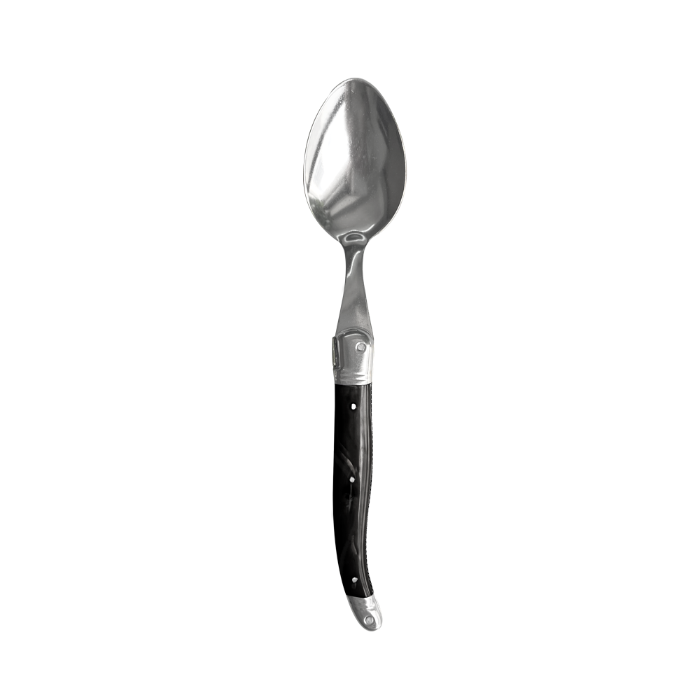 장네론라귀올 스푼 마블블랙(JEAN NERON LAGUIOLE Dinner spoon french marble black) - 1