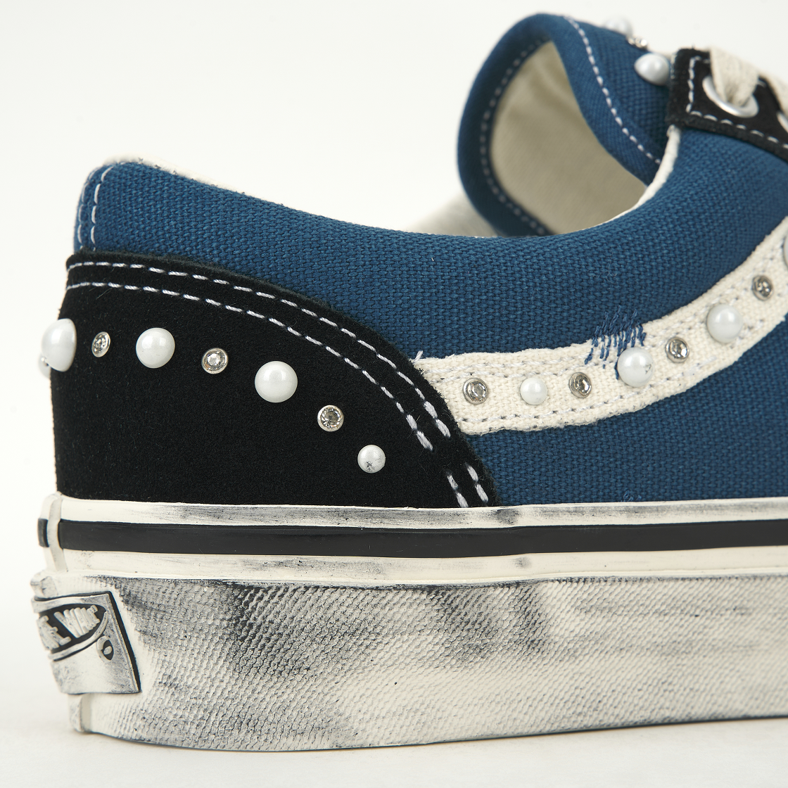 반스 LX 올드스쿨 36 펄라이즈드 네이비 블랙(Vans LX Old Skool 36 Pearlized Navy Black) - 8