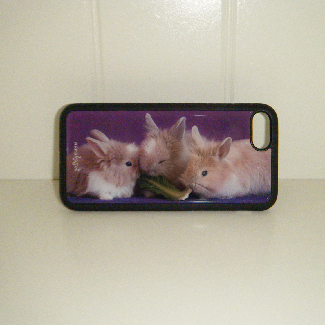 나나카세이 아기토끼 세마리 에폭시 범퍼 케이스(NANAKASEI three bunnies epoxy bumper case) - 2