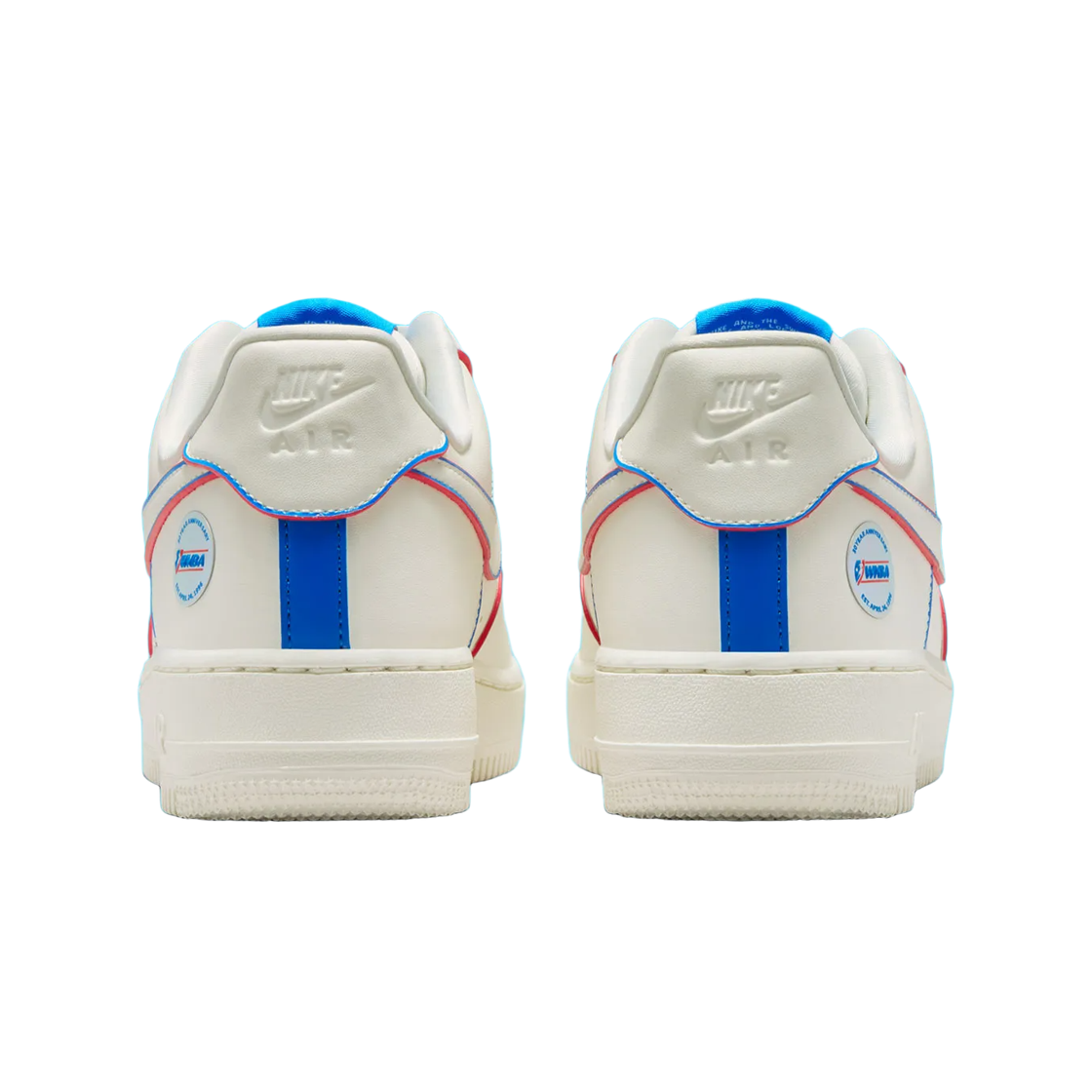 (W) 나이키 에어포스 1 로우 '07 세일 액션 레드((W) Nike Air Force 1 Low '07 Sail Action Red) - 3