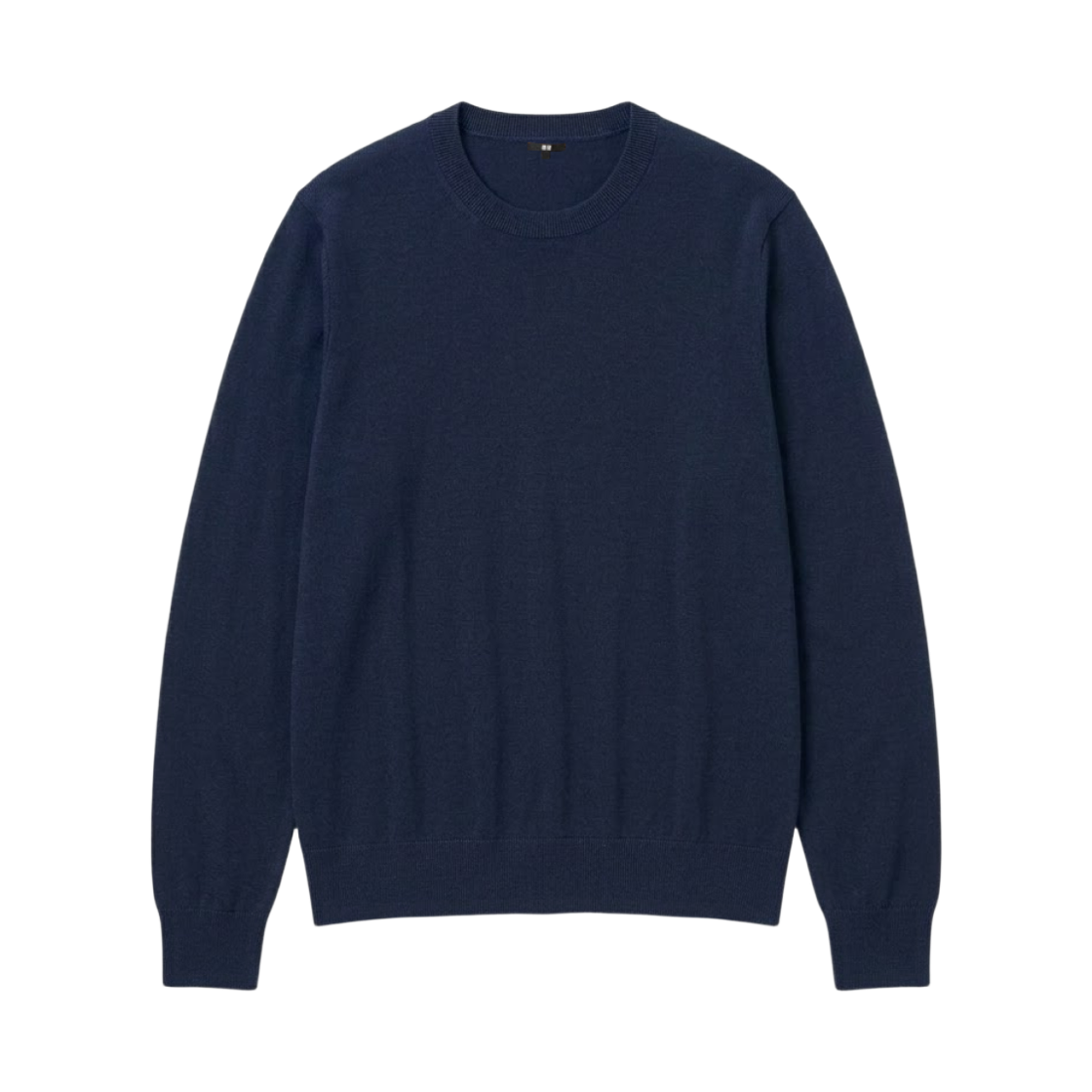 (W) 유니클로 100% 메리노 크루넥 점퍼 네이비 - JP((W) Uniqlo 100% Merino Crewneck Jumper Navy - JP)