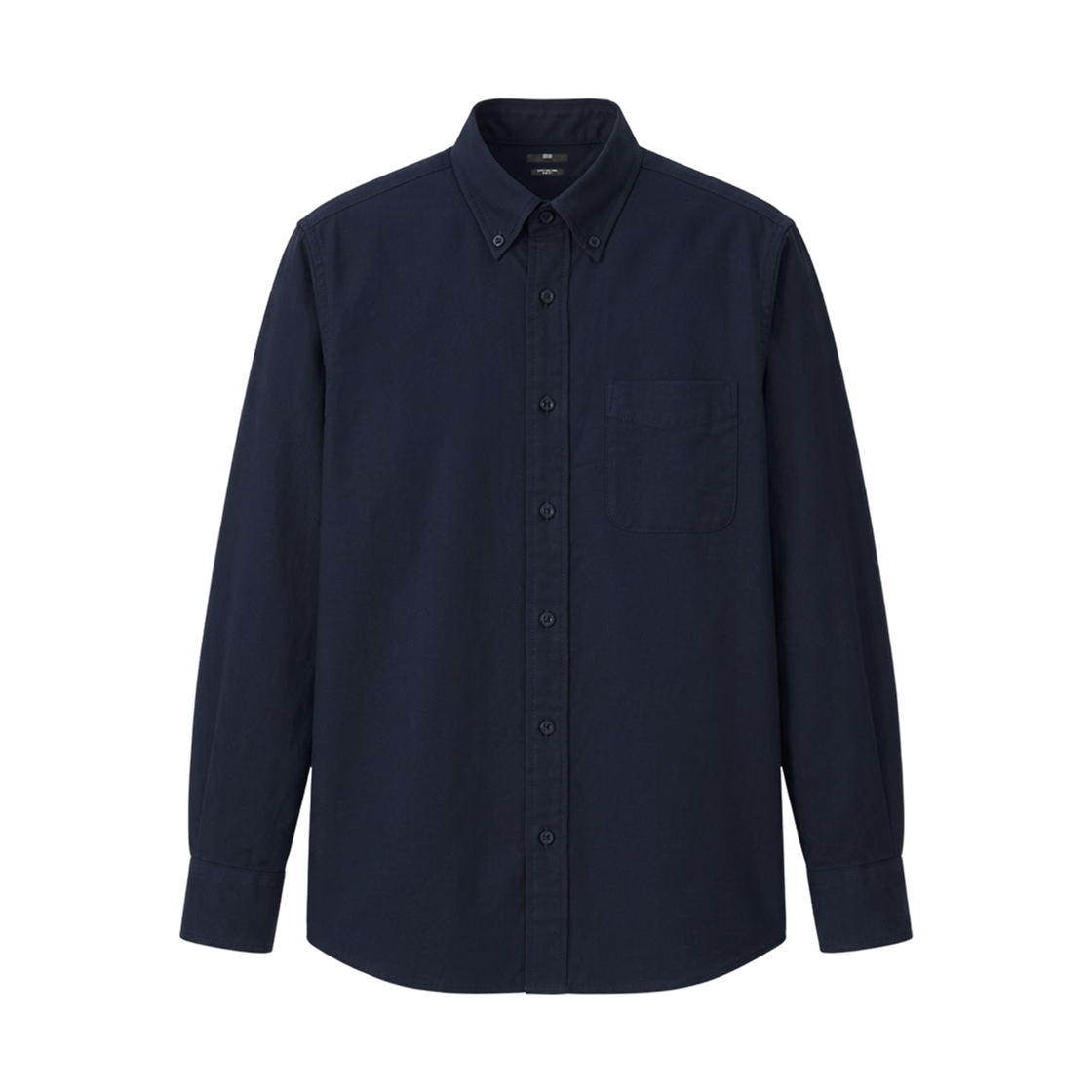 473179-69 Uniqlo Super Non Iron Slim Shirt Button Down Navy - JP