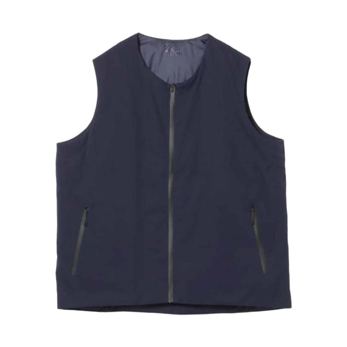 빔즈 골프 B.G.쓰리 올타임 칼라리스 패딩 베스트 LV.5 네이비(Beams Golf B.G.Three All Time Collarless Padded Vest LV.5 Navy)
