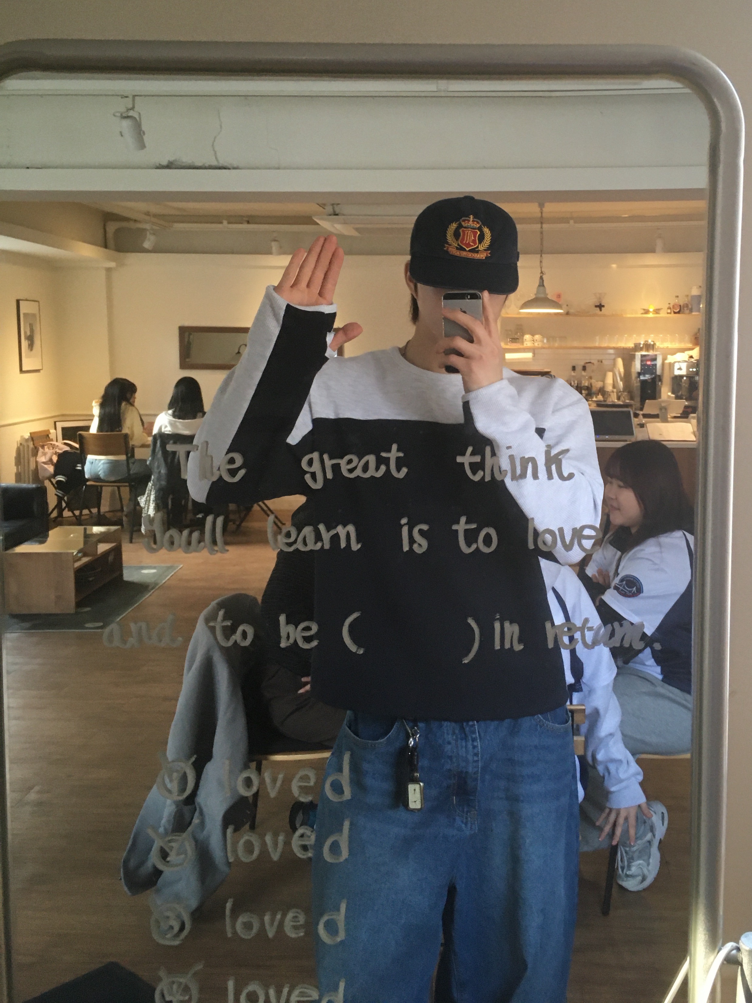 (W) Adidas Country OG Night Indigo Off White 착용 스타일 - 5