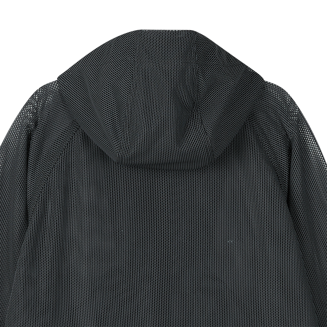 골드윈 토널리스 메쉬 후디드 자켓 블랙 - 26SS(Goldwin Tonalith Mesh Hooded Jacket Black - 26SS) - 4